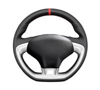 Funda para Volante Coche para Citroen C3 2010-2015 DS 3 DS3 2010-2022 Protector Negro para Volante De Coche Protector Volante(Black)