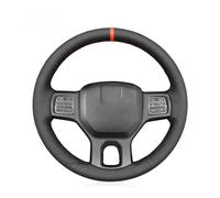 Funda para Volante Coche para Dodge para RAM 1500 2500 3500 5500 2011-2019 para Classic 2019-2023 Protector Negro para Volante De Coche(Dk Brown)