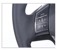 Funda para Volante Coche para E60 E61 530d 545i 550i E63 E64 630i 645Ci 650i 2003-2010 DIY Personalizado Protector para Volante De Coche Protector Volante(Black)