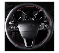 Funda para Volante Coche para Escape para C-MAX para Ecosport 2018-2019 Protector De Cuero Microfibra para Volante Coche Protector Volante(Light bl)