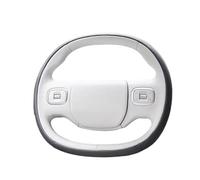 Funda para Volante Coche para Fit Protector para Volante De Coche Fibra Carbono para Xpeng Xiaopeng G6 2023 2024 Protector Volante(B-Black)