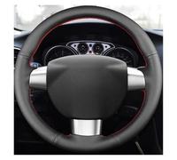 Funda para Volante Coche para Ford para Focus 2 para MK2 3 para MK3 Personalizar Microfibra Envoltura Trenzada Protector para Volante De Coche Cubierta para Volante(Marrón)