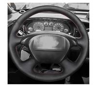 Funda para Volante Coche para Hyundai H1 H-1 DIY Protector para Volante De Coche Costura Roja Interior Cuero Negro Protector Volante(Style6)