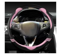 Funda para Volante Coche para Opel para Astra K para Corsa E Karl 2014-2022 para Crossland X para Grandland para Insignia 2017-2022 Cubre Volante Coche(Pink O)
