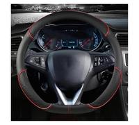Funda para Volante Coche para Opel para Astra K para Corsa E para Karl 2014-2022 para Crossland X para Grandland para Insignia Cubre Volante Coche(Red D)