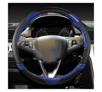 Funda para Volante Coche para Opel para Astra K para Corsa E para Karl 2014-2022 para Crossland X para Grandland para Insignia 2017-2022 Cubre Volante Coche(Blue O)