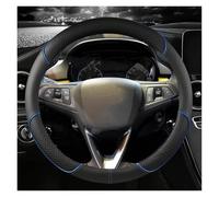 Funda para Volante Coche para Opel para Astra K para Corsa E para Karl 2014-2022 para Crossland X para Grandland para Insignia Cubre Volante Coche(Blue O)