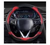 Funda para Volante Coche para Opel para Astra K para Corsa E para Karl 2014-2022 para Crossland X para Grandland para Insignia 2017-2022 Cubre Volante Coche(Red D)