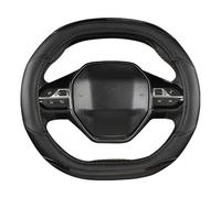 Funda para Volante Coche para Peugeot 3008 4008 5008 De Fibra Carbono Cuero Sintético Accesorios Repuesto Funda de Volante con formaa de Mariposa(Type E)