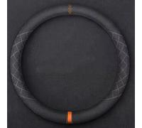 Funda para Volante Coche para Skoda Octavia Pro 2021 2022, Antideslizante Durable de Ante Cubierta Protector Volante Accesorios Coche Interior,Brown-O-Round