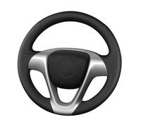 Funda para Volante Coche para Smart para Fortwo 2009-2013 Forjeremy 2013 Cubiertas De Volante Coche Cuero Artificial Negro Protector Volante(Rd Blue)