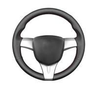 Funda para Volante Coche para Spark 2010-2015 (RU) 2020-2021 para Daewoo para Matiz 2010 Protector Negro para Volante De Coche Protector Volante(Grey)