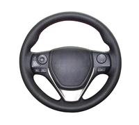 Funda para Volante Coche para Toyota E'Z para RAV4 2013-2019 Protector De Cuero Artificial Suave para Volante Coche Protector Volante(Blanco)