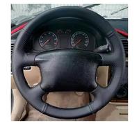 Funda para Volante Coche para VW para Golf 4 para MK4 1998-2004 para Passat para B5 1996-2005 Cubierta De Volante Cosida A Mano Cuero TrimSoft Cubierta para Volante(Rojo)