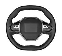 Funda para Volante Coche Personalizada para Peugeot E-208 2020 508 208 2019 2020 3008 4008 5008 2016-2019 Fundas para Volante(Red Thread)