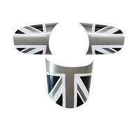 Funda para volante compatible con Mini Cooper R50 R53 Hatchback R52 Convertible 2000-2006 (Union Jack G, sin botón)