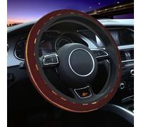 Funda para Volante con Motivo Tribal afrocéntrico, Universal, de 15 Pulgadas, Estilo Deportivo, elástica, Transpirable, cómoda, Accesorio para Volante de Coche.
