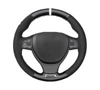 Funda para Volante Cosida A Mano para Peugeot 207 2006-2014 para Fiat Scudo 2010-2016 Expert 2008-2016 Respirable(1 Red Thread)