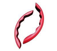 Funda para Volante de Auto para Benz para CLS para Cclass para Eclass Protector Funda Rueda Juego Protectores empuñaduras Antideslizantes Cubierta segmentada para Volante Coche(A/Red1)