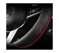 Funda para Volante de Auto para Fiat para Panda 2013 2015 2017 2019 2020 2021 2022 Protector para Volante de Coche Cubierta Decorativa Cuero Microfibra para(White O Shape)