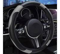Funda para volante de automóvil para Ford Transit Van, antideslizante, transpirable, accesorios interiores de automóviles, color gris