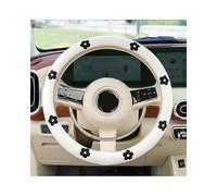 Funda para Volante De Coche Camellia De Algodón Y Lino Transpirable Antideslizante Four Seasons General Auto Supplies Funda Volante Coche(H)