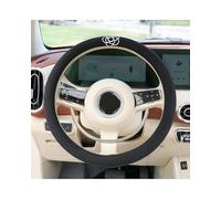 Funda para Volante De Coche Camellia De Algodón Y Lino Transpirable Antideslizante Four Seasons General Auto Supplies Funda Volante Coche(C)