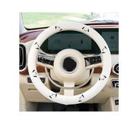 Funda para Volante De Coche Camellia De Algodón Y Lino Transpirable Antideslizante Four Seasons General Auto Supplies Funda Volante Coche(D)