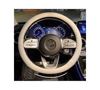 Funda para Volante De Coche Camellia De Algodón Y Lino Transpirable Antideslizante Four Seasons General Auto Supplies Funda Volante Coche(L)