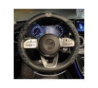 Funda para Volante De Coche Camellia De Algodón Y Lino Transpirable Antideslizante Four Seasons General Auto Supplies Funda Volante Coche(J)