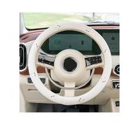 Funda para Volante De Coche Camellia De Algodón Y Lino Transpirable Antideslizante Four Seasons General Auto Supplies Funda Volante Coche(G)