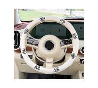 Funda para Volante De Coche Camellia De Algodón Y Lino Transpirable Antideslizante Four Seasons General Auto Supplies Funda Volante Coche(B)