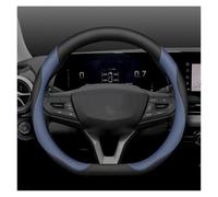 Funda para Volante de Coche Chevrolet Montana Cruze Spark Optra Aveo Orlando Sonic Traverse Decoración cálida para Coche (Tipo D Negro Azul)
