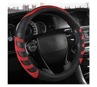 Funda para Volante de Coche de Microfibra y Cuero de 38 cm. Fundas para Volante de Coche. Accesorios para Coche. para Accord, City, Civic, Fit, Brio. Funda para Volante de Coche roja (roja).