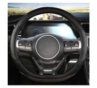 Funda para Volante de Coche en Forma de D Funda Protectora para Volante de Coche para Kia para Stinger para Soul 2018-2021 para Picanto X-Line para Morning Funda para Volante de Coche Café (Café)
