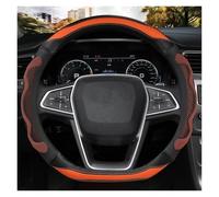 Funda para Volante de Coche Explorer, Galaxy, S-MAX, Serie F y Focus (37-38 cm, Naranja D)