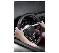 Funda Para Volante De Coche Para ABT A1 A2 A3 A4 A5 A6 A7 A8 Para Q2 Q3 Q4 Q5 Q7 Q8 RS3 RS4 RS5 RS6 S3 S4 S5 S6 TT Cubierta Volante automóvil(The Carbon White)