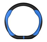 Funda para Volante de Coche para Focus 2 3 4 MK1 MK2 MK3 MK4 Decoración cálida para Coche (Azul D)