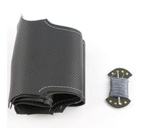 Funda para volante de coche para M-ercedes para B-enz W163 M-Class ML230 270 320 350 430 500 1997 para volante-rosca gris