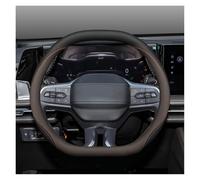 Funda para Volante de Coche para Puma Edge Capri Transit 2024 2025 2026 Decoración cálida para Coche (Tipo Doble D-A)