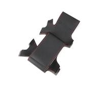 Funda para Volante De Coche para Skoda para Octavia 2006-2008 | Para Fabia para Superb para Roomster 2006 2007 2008(Black-red line)
