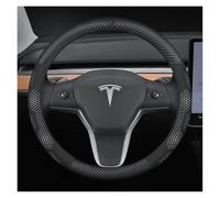 Funda para Volante De Coche para Tesla para Modelo 3 para Modelo Y para Modelo X para Modelo S 2018-2024 Fund Volante Coche(The Carbon White)