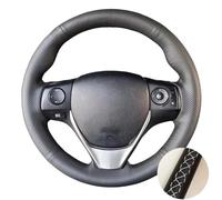 Funda para Volante De Coche para Toyota E'Z RAV4 para Auris 2013 2014 para Corolla IM 2017 para Scion 2016(White Thread4)