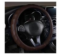 Funda para Volante de Coche, Verano, Perforada, Transpirable, Tipo Mano, Antideslizante, para Las Cuatro Estaciones, Funda para Volante, General para Hombre, Color Rojo Vino (café).