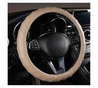 Funda para Volante de Coche, Verano, Perforada, Transpirable, Tipo Mano, Antideslizante, para Las Cuatro Estaciones, Funda para Volante, General para Hombre, Color Rojo Vino (Beige).