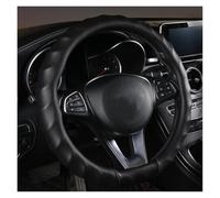 Funda para Volante de Coche, Verano, Perforada, Transpirable, Tipo Mano, Antideslizante, para Las Cuatro Estaciones, Funda para Volante, General para Hombre, Funda para Volante, Rojo Vino (Negro).