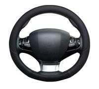 Funda para Volante de Coche VINAMY, Antideslizante y Duradera, Mejora tu Experiencia de conducción, para Peugeot 308 2014 2015 2016 2017 2018 2019 2020 II T9 308 SW 308 308 CC,Black