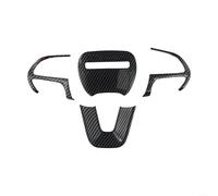 Funda para volante Dodge en fibra de carbono para 2015 2021 para cargador Challenger, accesorio elegante