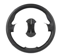 Funda para Volante Funda de Cuero para Volante de Coche para Toyota Prado 120 (2004-2009) y Land Cruiser (1995-2007) Cubierta para Volante(Black)