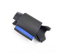 Funda para Volante Funda de Cuero Perforado para Volante de Coche para Wrangler, Patriot, Grand, Cherokee, Compass y Liberty. Cubierta para Volante(Blue Line-Blue Bar)